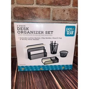 Pen+Gear 4-Piece Desk Organizer Set